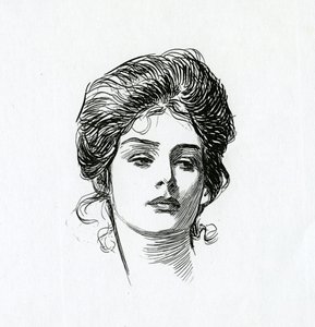 ギブソンの少女、1902年頃 作： Charles Dana Gibson